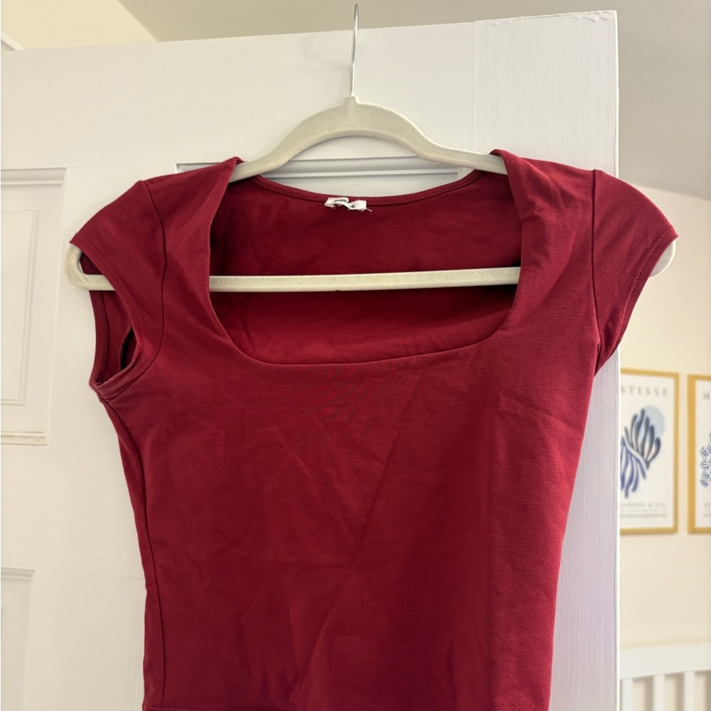 Garage Elegant Red Women's Top